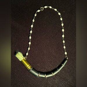 Wearable Art Recycled Reclaimed Paintbrush Necklace